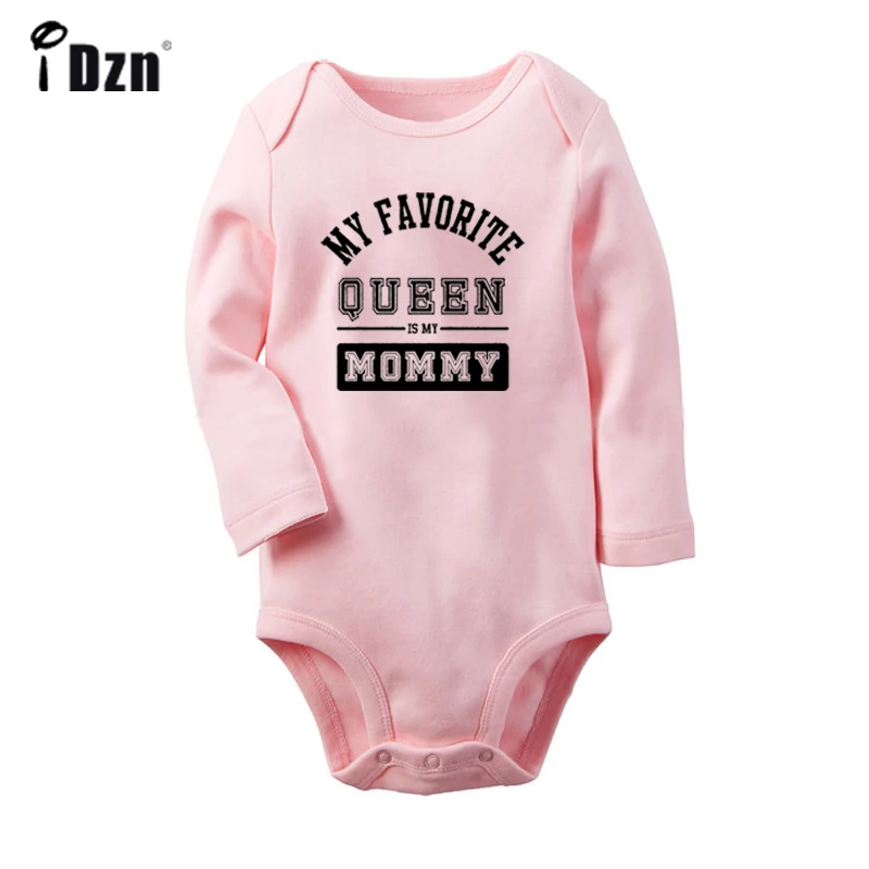 ieBaby2699PC Одежда для новорожденных мальчиков и девочек с длинными рукавами и принтом «мама» - Цвет: ieBaby2699PC