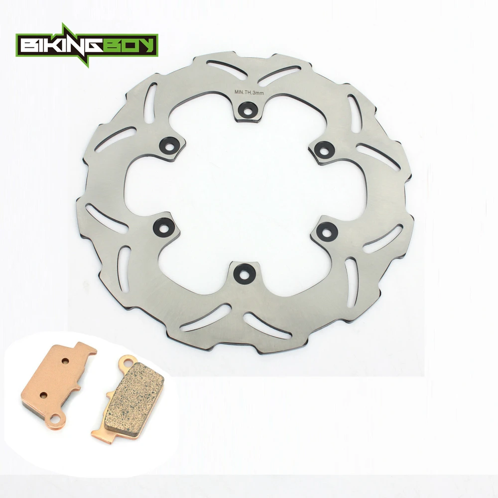 BIKINGBOY задний тормозной диск роторные колодки YZ 125 250 03-15 WR250F WR450F 03-10 YZ250F YZ450F 03-16 YZF YZ-F