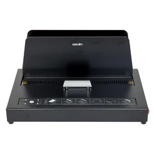 Deli 14671 Электрический термопереплетный термоплавкий переплет машина полностью автоматическая переплет клея Maquina De Encuadernadora