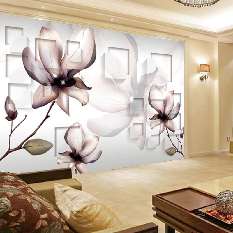 papel de parede 3d sofa tv background wall paper romantic flower wallpaper for walls 3 d photo wallpaper for walls for bedroom