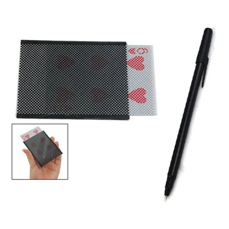 

Modern King Funny Playful Magical Tricks Wow Poker Card with Fancy Magic Trick Pen Penetration Through Money Note Trick Great