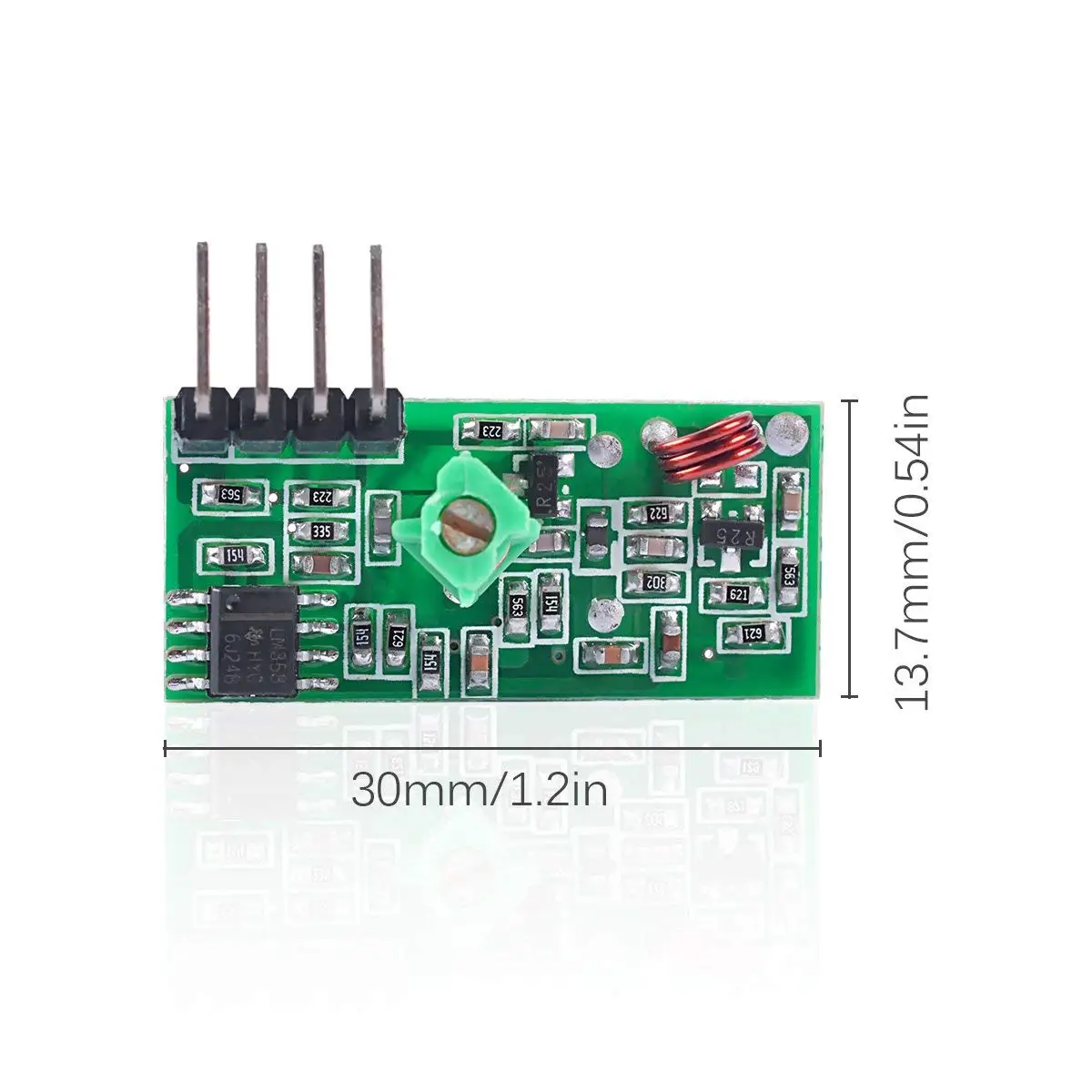 XY-MK-5V / XY-FST 315Mhz Rf Transmitter and Receiver Module Link Kit for Arduino/Arm/McU/Raspberry pi/Wireless DIY(6-pack