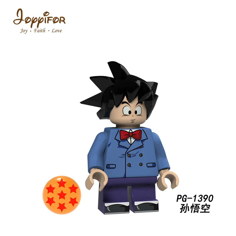 Joyifor Drogan шары Сон Гоку какаротто мастер Wu Piccolo kuriririn строительные блоки мини фигурки кирпичики для детей игрушки - Цвет: Темный хаки