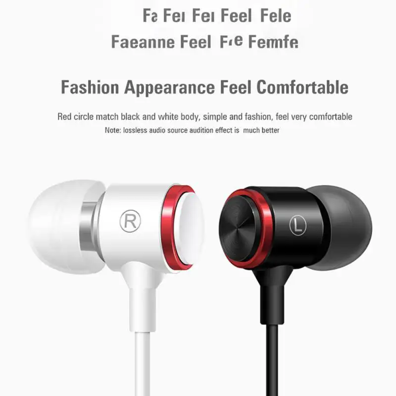 

Sports Waterproof Sweatproof Wired Earphones Metal Subwoofer Headset Wire Control Earplugs for Xiaomi SamSung HuaWei PC Laptop