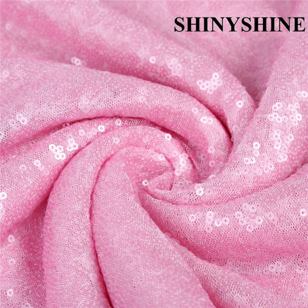 1 Yard Sequin Fabric Shimmer Mesh Glitz Fabric by The Yard for Dress