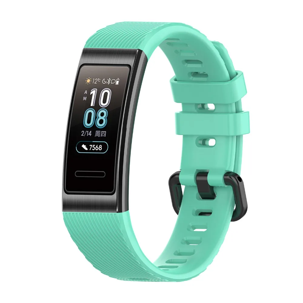Para Huawei Band 3 Pro Tracker Pulsera Correa Silicona Reemplazo Watchband Strap 