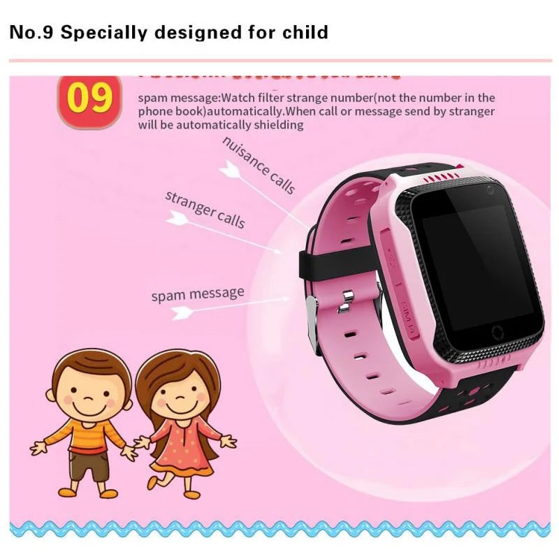 Русские Смарт-часы Verision для детей, gps локатор, часы SOS, вызов с камерой, фонарик, умные часы, детские часы, шагомер