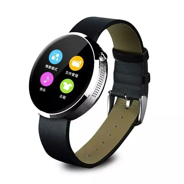 Brand New Bluetooth Smart Watch DM360 With Heart Rate Monitor DM 360 Round Waterproof 3D Axis For IOS Iphone 6 Android Phone