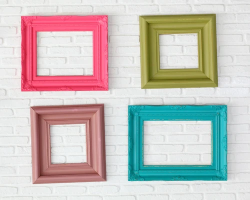 

HUAYI Picture frame Photography Backdrop Scenery Custom Photo Portrait Studios Background Square backdrop XT4820