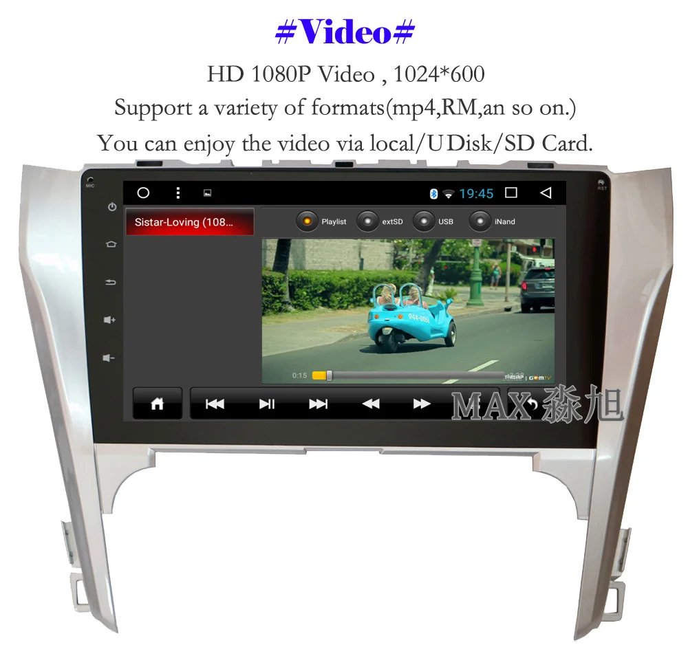 Perfect MAX Android 8.1.0 Car DVD Player for Toyota Camry 55 2012 2013  2014 Car Radio RDS 4G WiFi SWC GPS Navigation System Free Map 7