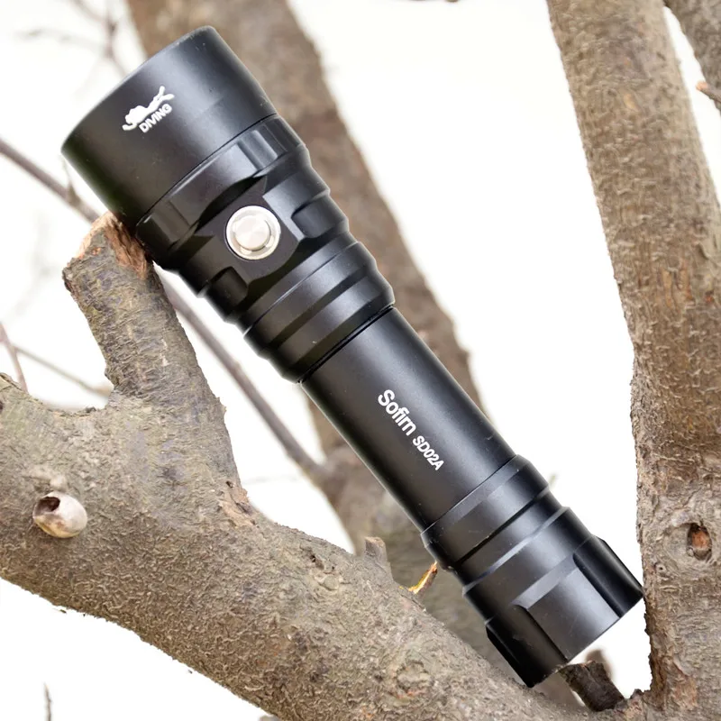  Sofirn SD02A Professional Scuba Diving Flashlight 18650 Powerful Dive Light Cree XPL 3000K LED Lamp - 32836305787