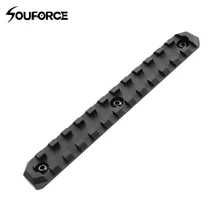 13 слотов M-lok сечение крепление 20 мм Пикатинни Вивер рельсовая база для винтовки Охота