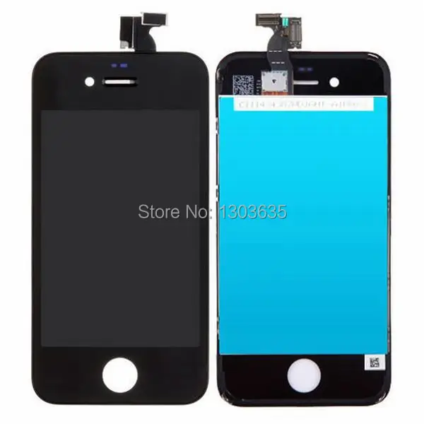 Aliexpress.com : Buy For iPhone 4 LCD Screen Assembly with Original LCD Black & White Made in 