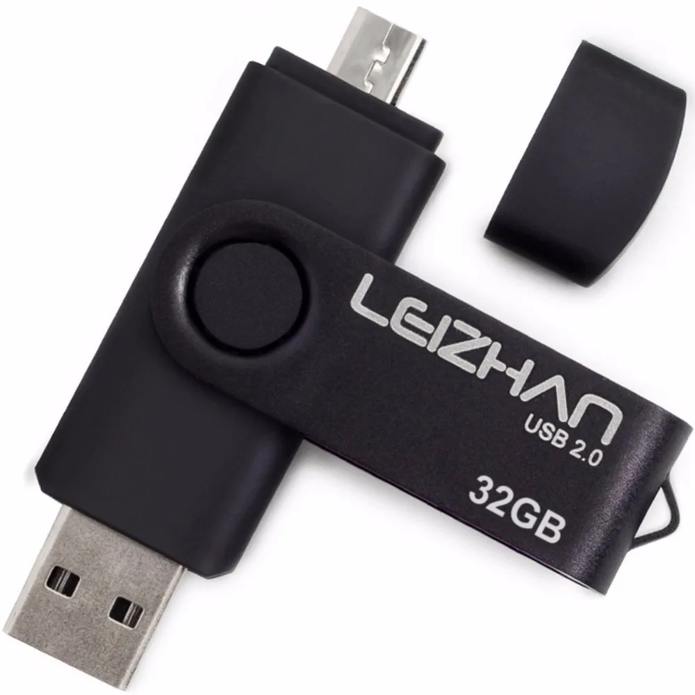 LEIZHAN USB Flash Drive 2.0 OTG Pen Drive USB Flash Disk 4GB Memory Stick 8GB Pendrive 16GB