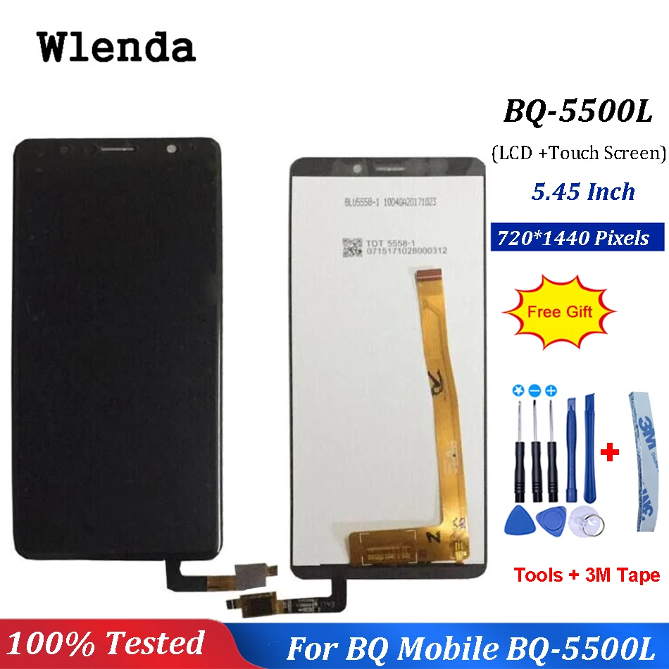 

5.45 inch Touch For BQ Mobile BQ-5500L BQ 5500L Advance LCD Display Touch Screen Digitizer