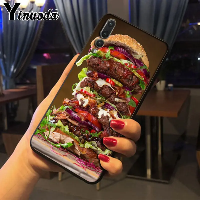 Cute food french fries burger pizza
