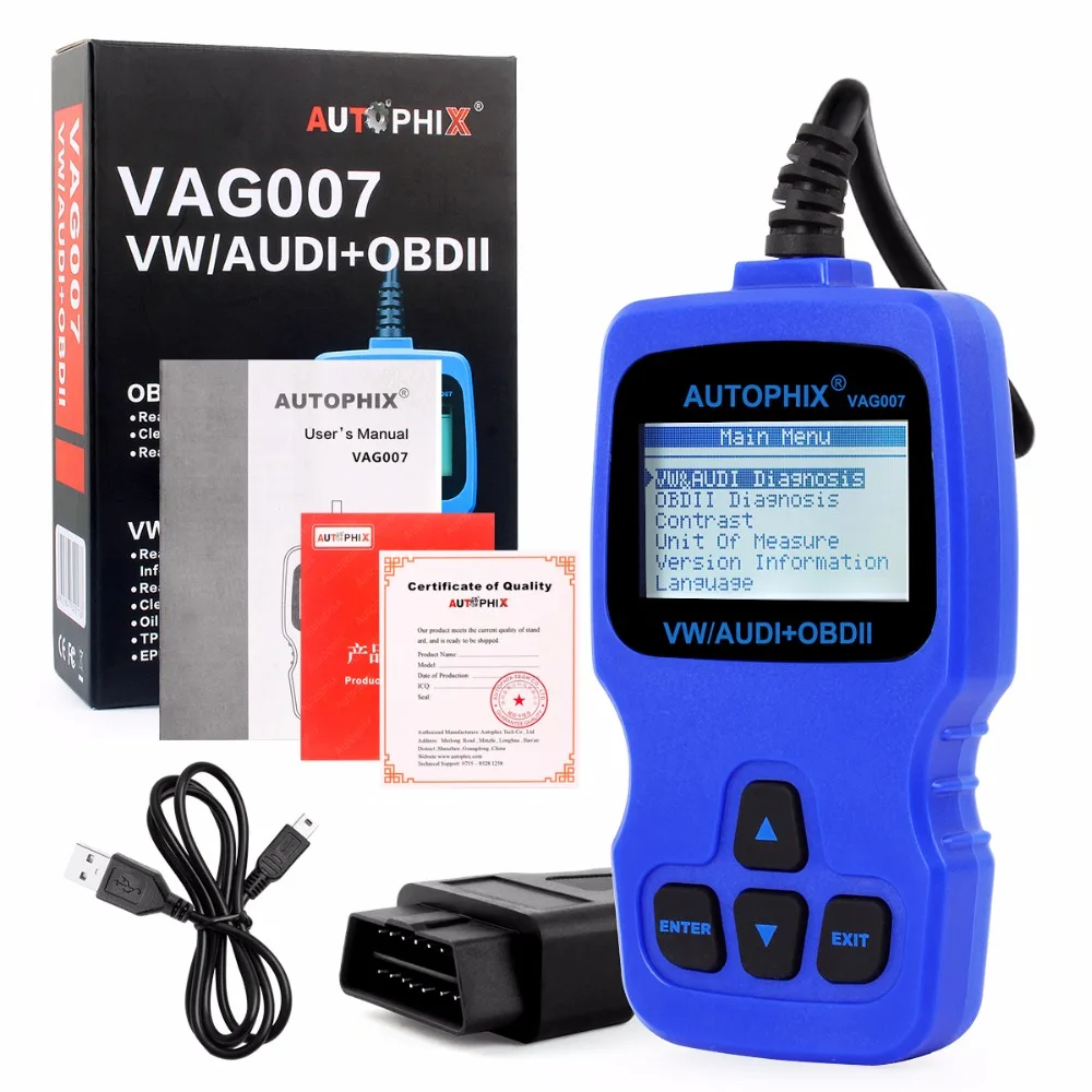 imágenes para Lectores de códigos herramientas de escaneo Autophix VAG007 Herramienta Del Explorador Del Lector de Diagnóstico Para Audi VW vag com Auto Del Coche Automotriz de diagnóstico herramienta imágenes para Lectores de códigos herramientas de escaneo Autophix VAG007 Herramienta Del Explorador Del Lector de Diagnóstico Para Audi VW vag com Auto Del Coche Automotriz de diagnóstico herramienta