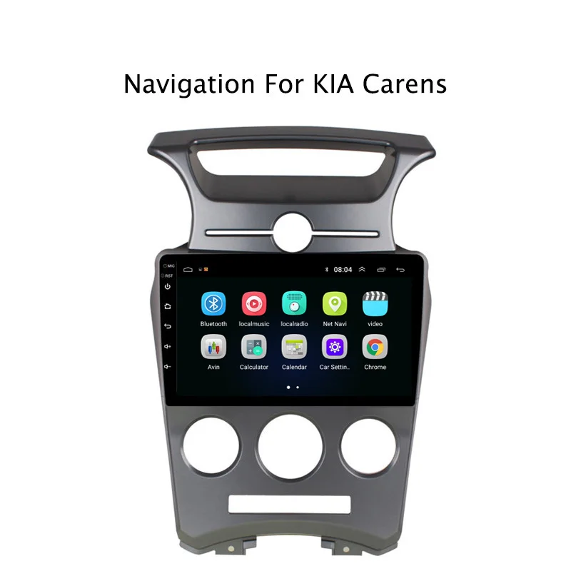 Ectwodvd 9 &quotAndroid 8 1 автомобильный DVD плеер gps навигации для Kia Carens 2007 2008 2009 2010 2011 Авто