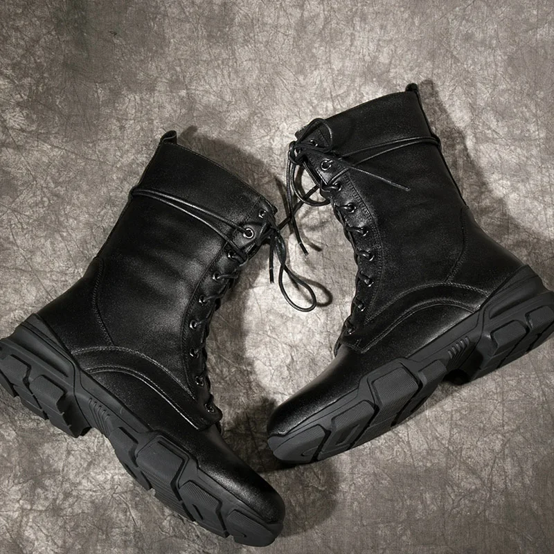 Botas Motocicleta black Redonda Tobillo Pie Casual Femenino black Plush Dedo Plush Atado Zapatos Plataforma Short Invierno Cuero Wetkiss Mujeres Militar Del Negro black Calzado Cruzado De gqIC5twqx