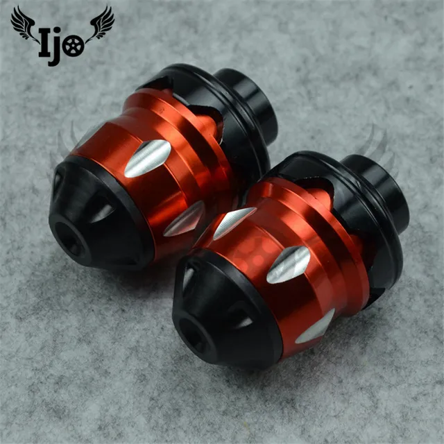colorful scooter parts dirt pit bike accessories motocross wheel anticaida motorbike Crash Pad motorcycle frame sliders moto 3 orange