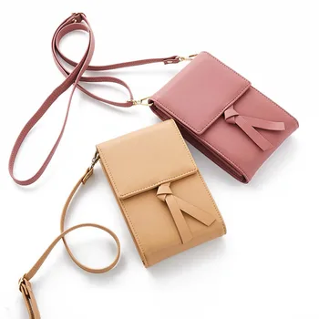 

1PC Small Hand Bag Fashion Messenger Bags Leather Simple Hasp Money Coin Purse Big Capacity Daily Use Shoulder Bags Card Wallet