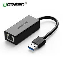 Ugreen USB Adaptador Usb 3.0 Tarjeta de Red Ethernet USB a Ethernet RJ45 Lan Gigabit Internet para Windows 7/8/10/XP USB Ethernet