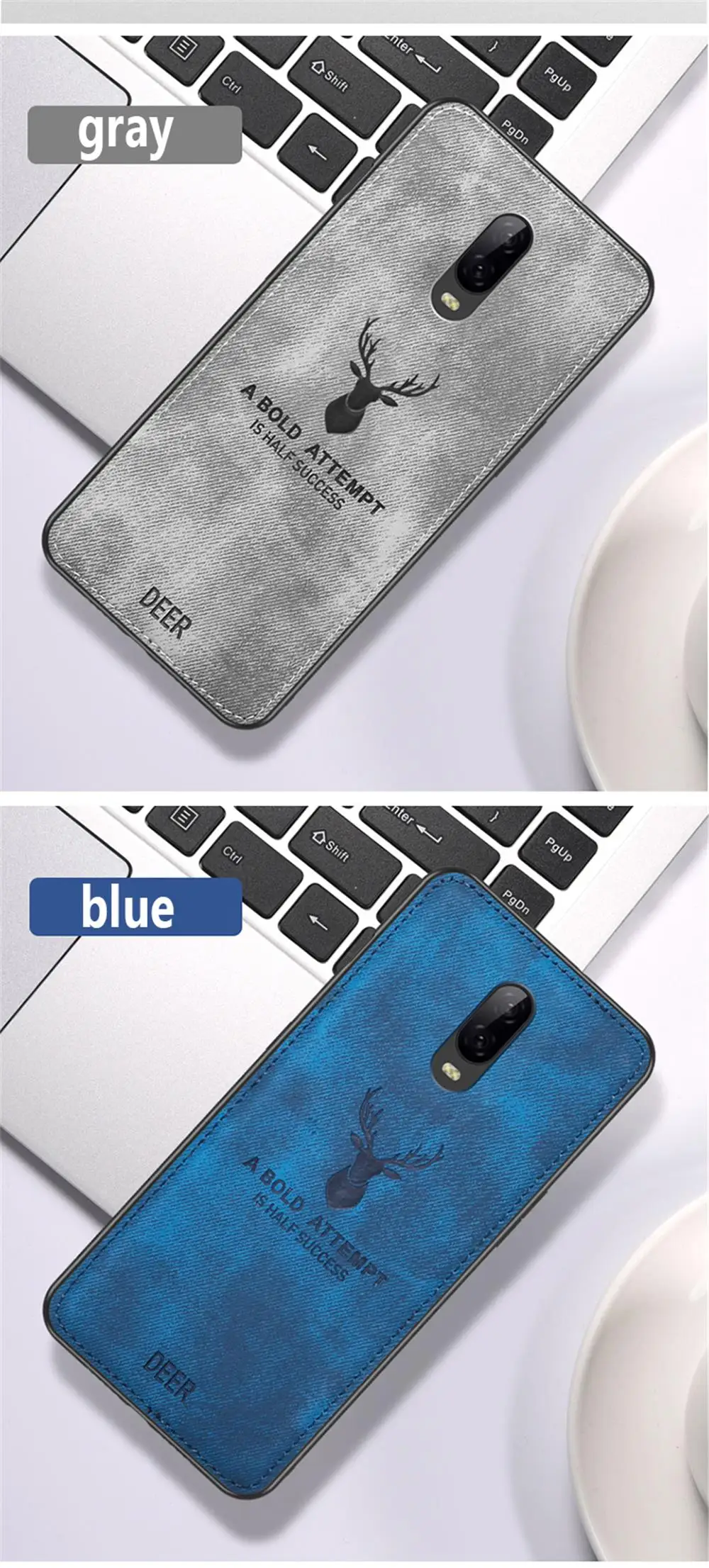 Cloth Frabic Texture Phone Case For Xiaomi Mi 9 9SE 8 A1 A2 Lite 5X 6X Redmi 6A 6 Pro Redmi Note 7 6 5 Pro Soft Edge Cover Shell