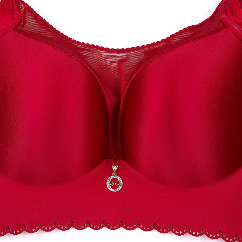 Queenral Push Up бюстгальтеры для Для женщин Бесшовные сексуальный бюстгальтер женский