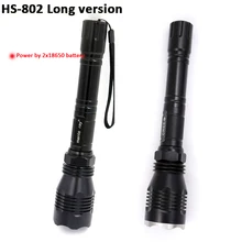 HS-802 Cree XP-L2 XP-L V6 ультра яркий 10 Вт Светодиодный светильник-вспышка фонарь для самообороны лампа для кемпинга велосипедный светильник