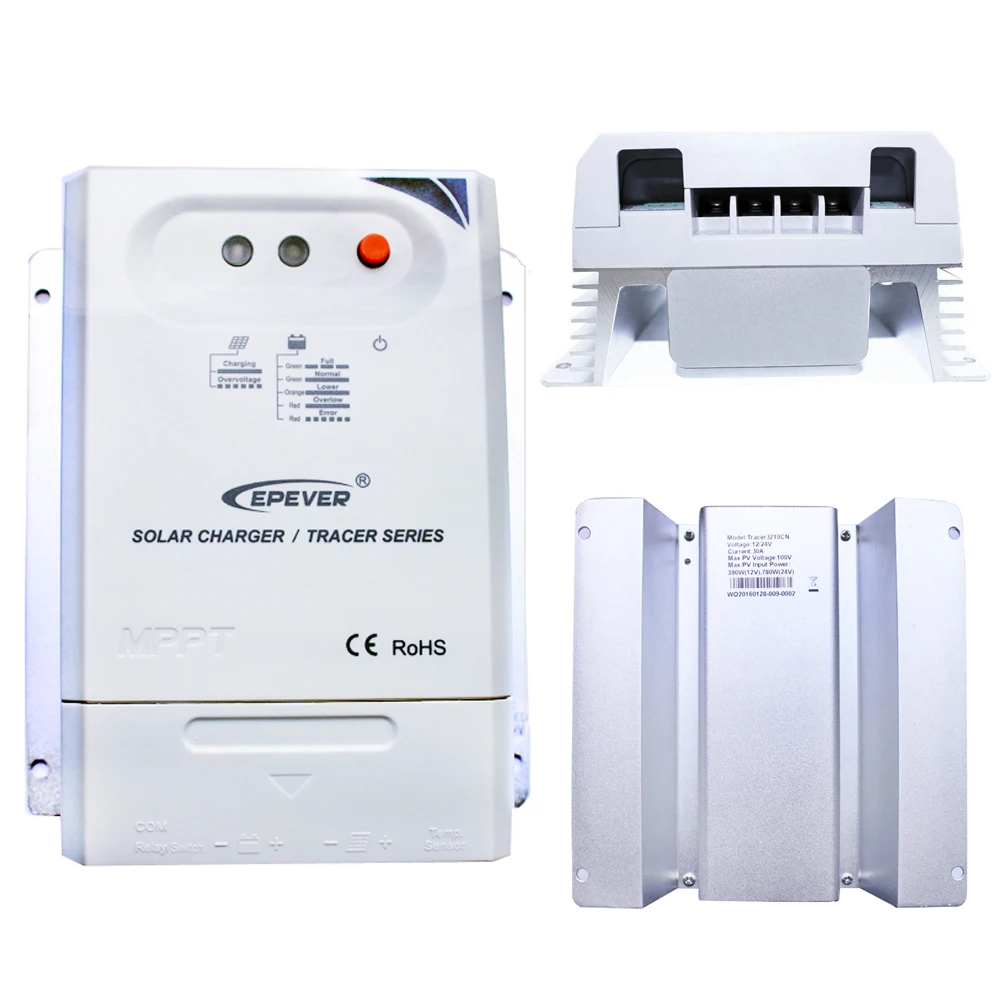 EPever MPPT 20A Солнечный контроллер заряда сухой контакт 12V 24V автоматический контроль солнечный контроль lers Макс 100V PV вход высокая эффективность