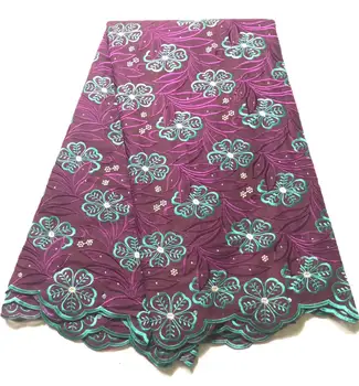 

African Lace Fabric 2019 fuchsia High Quality 5yards Lace Tulle Lace Fabric African French Net Lace Fabric For Eveing Dress