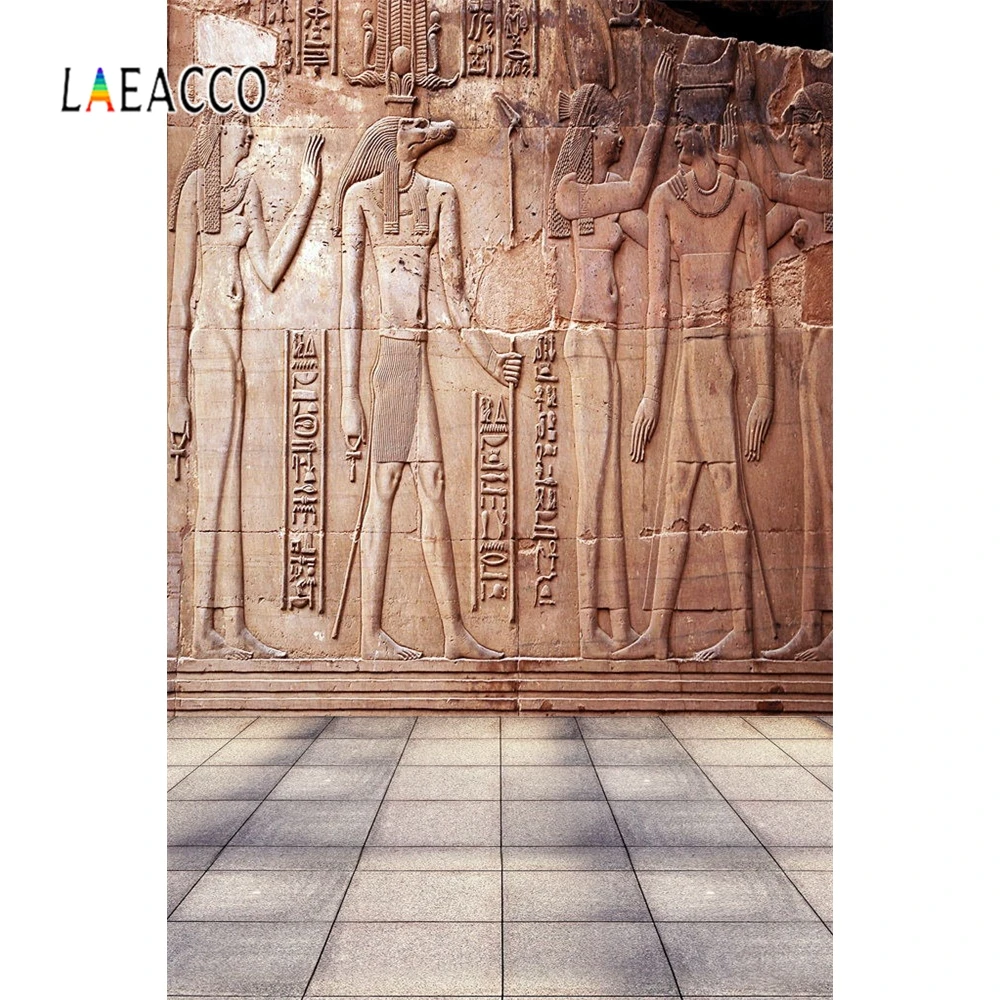 

Yeele Vinyl Backdrops Ancient Egyptian Mural Photography Wall Brick Floor Portrait Screen Custom Backgrounds For Photo Studio