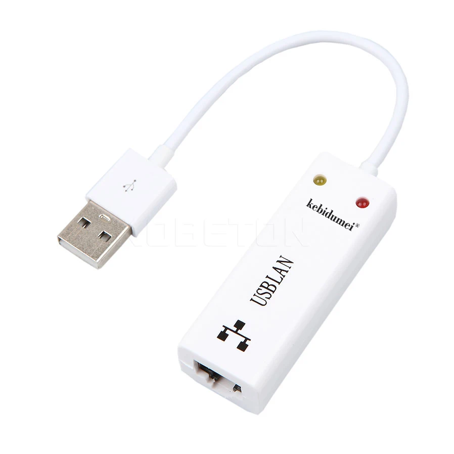 

Kebidumei High speed USB 2.0 to RJ45 Lan Network Fast Ethernet Adapter Card For Mac OS pc Laptop SmartTV Win 10 7 8 XP