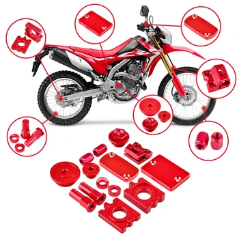 

Front Rear Brake Reservoir Cover Brake Hose Line Holder Clamp Engine Timing Cap For Honda CRF250L CRF250M CRF 250L 250M 12-2017