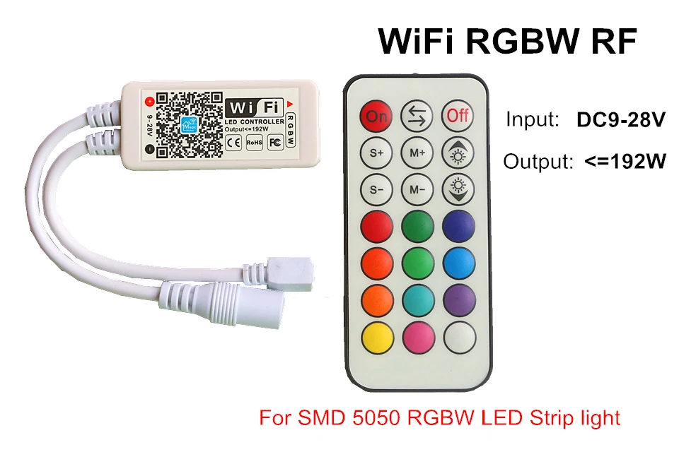 Мини Bluetooth WiFi светодиодный контроллер для 5 в 12 В 24 3528 5050 Одноцветный RGB RGBW WS2811 WS2812B