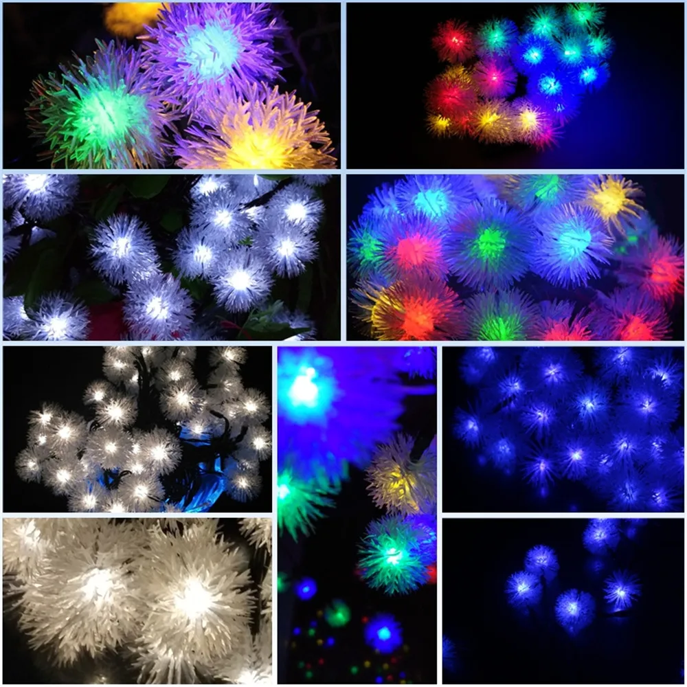 outdoor garden decoration lights solar lamps lighting Strings (32)
