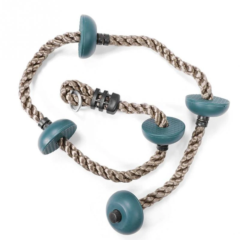 

Funny Kids Climbing Rope Swing Disc Climbing Rope Children Kids Garden Playground Backyard Outdoor Swing Games Equipment Toys