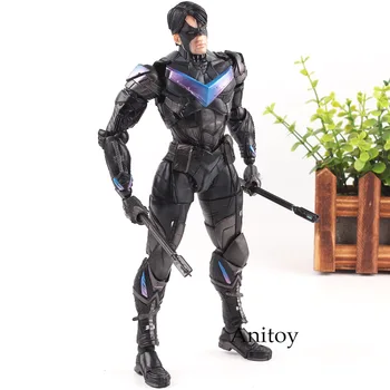 

Arkham Knight Batman Play Arts Kai No.6 Nightwing PVC Figures Collection Model Toys 25cm