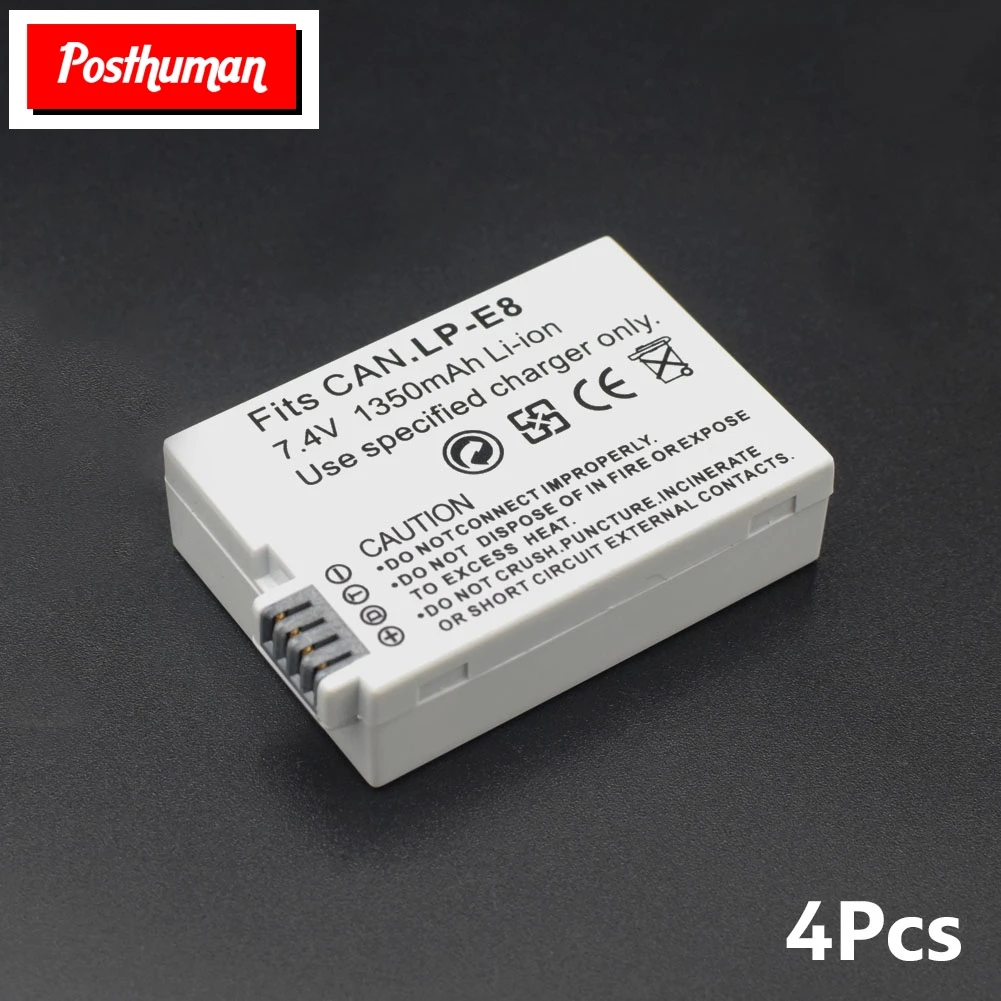 

Replacement LP-E8 For Canon 7.4V 1350mAh Lithium ion Rechargeable Decoded Battery Digital Camera EOS EOS Kiss X4 X5 X6i X7i T2i