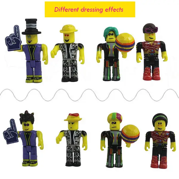 Kids Game Roblox Figure Toys Theme Crazy Party Doll Models - kids game roblox figure toys theme crazy party doll models 8cm 4pcsset 12pcs accesories box packing action toys kid best gift in action toy figures