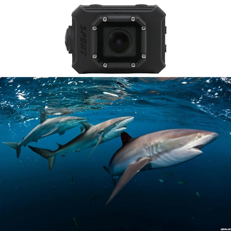 Ультра Hd камера 2,0 дюймов Спортивная Dv голый металл Водонепроницаемая Dv подводная камера Спортивная камера