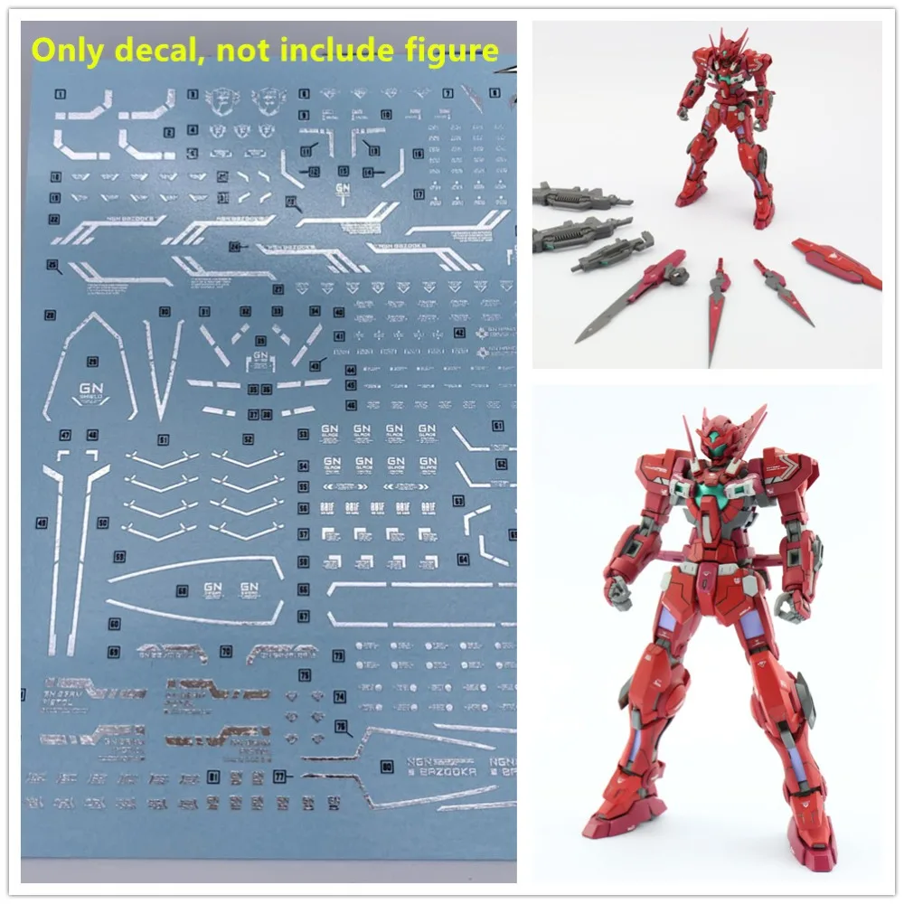 Высококачественная Серебряная наклейка D.L GN08 для MG 1/100 GNY-001F Astraea type F DL124 | Игрушки и