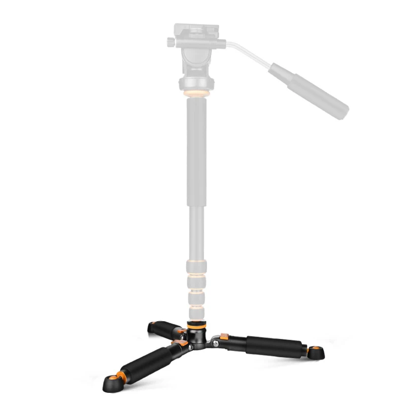 QZSD Q178 Aluminium Alloy Professional Tripod Monopod Base Portable Lightweight Mini Table Tripod Stand Support for DSLR Camera images - 6