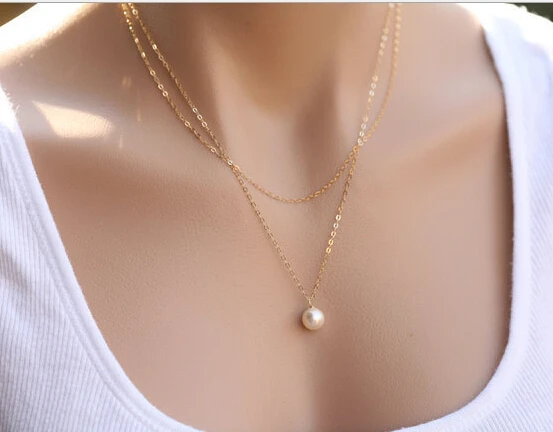 gold chain necklace womens 16 inch