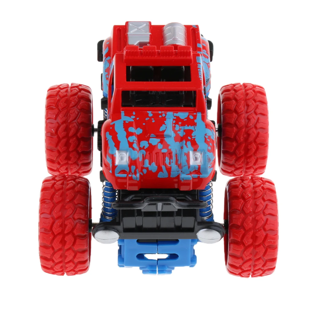 Friction Powered Monster Truck Inertia Car Big Tire Wheel Truck Toy, Birthday Gift For Kids Children (Random Styles)