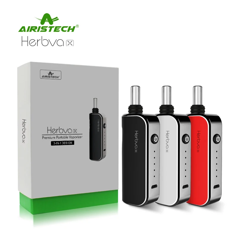 Cheap 100 Original Airistech Herbva X Dry Herb Vaporizer Kit 3 in 1