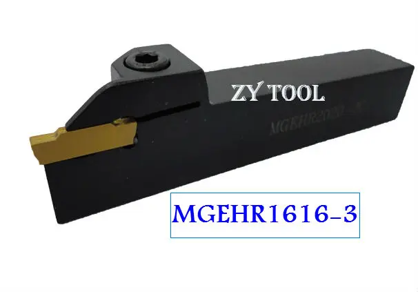 

MGEHR1616-3 CNC External Grooving Lathe Tool Holder, 3.0mm Width Grooving&Parting Cutting Tool Holder for MGMN300 Inserts Holder