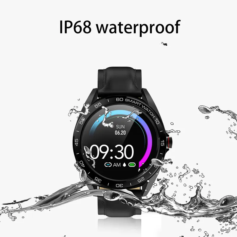 1 3 дюймов TFT цветной экран Смарт часы мужские digitalwatch ip68водонепроницаемые Bluetooth
