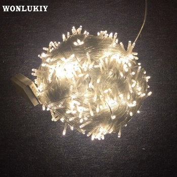 

Wonlukiy 50M 400 Led String Garland Christmas Tree Fairy Light Waterproof Home Garden Party Outdoor Holiday Decor 220V EU Plug