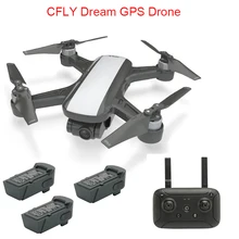 CFLY Dream gps Дрон Радиоуправляемый квадрокоптер 1080P HD камера 5G wifi FPV передача на большие расстояния режим следования за мной круг Летающий
